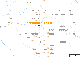 map of Roça Maria Isabel