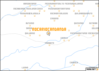 map of Roça Rio Candanda