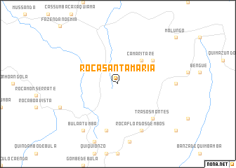 map of Roça Santa Maria