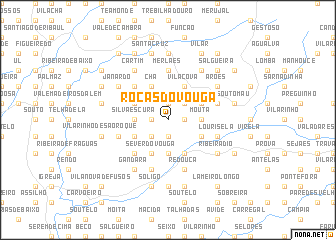 map of Rocas do Vouga