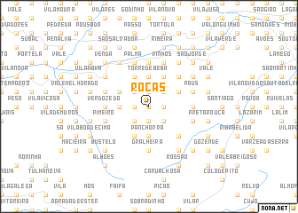 map of Roças