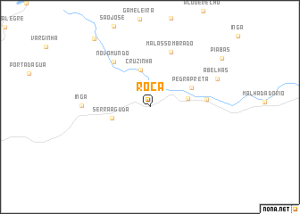 map of Roca