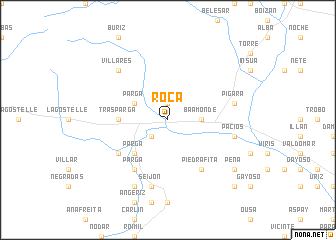 map of Roca