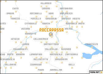 map of Roccapassa