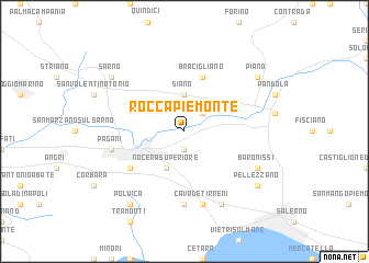 map of Roccapiemonte