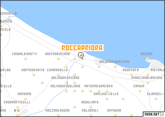 map of Rocca Priora