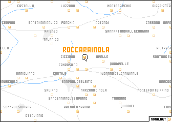 map of Roccarainola