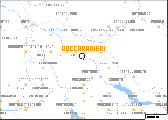 map of Rocca Ranieri