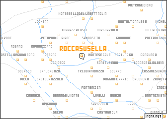 map of Rocca Susella