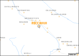 map of Roccavivi