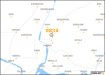 map of Rocca