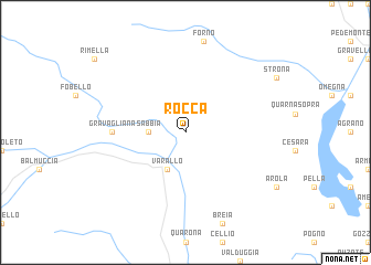 map of Rocca