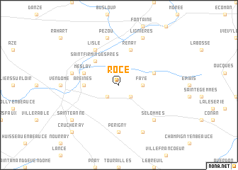 map of Rocé