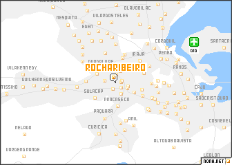 map of Rocha Ribeiro