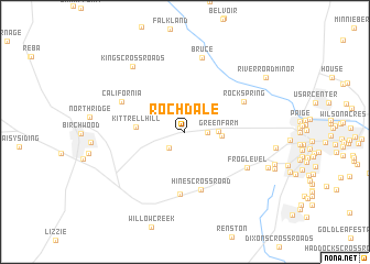 map of Rochdale