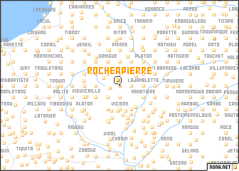 map of Roche à Pierre