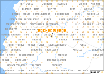 map of Roche à Pierre