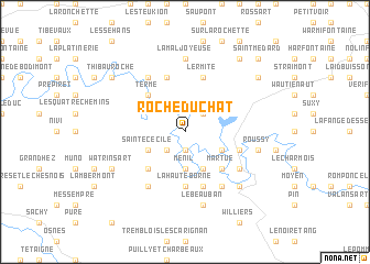 map of Roche du Chat