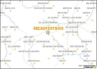 map of Rochefontaine