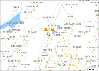 map of Rochela