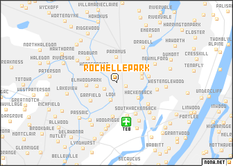 map of Rochelle Park
