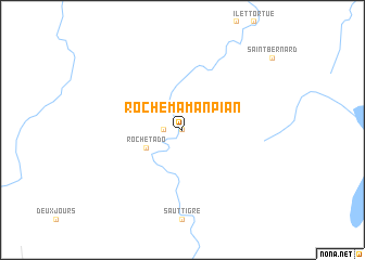 map of Roche Maman Pian