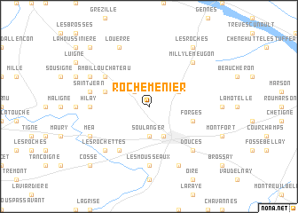 map of Rochemenier