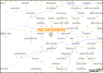 map of Roche Romaine