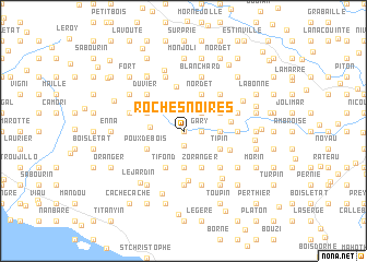 map of Roches Noires