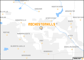 map of Rochester Hills