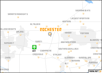 map of Rochester