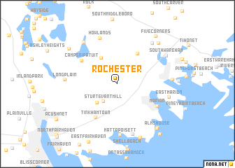 map of Rochester