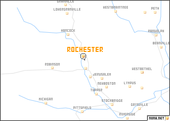map of Rochester