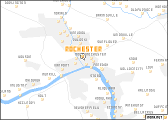 map of Rochester