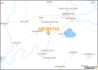 map of Rochester