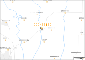 map of Rochester