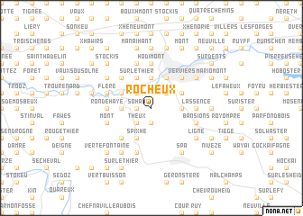 map of Rocheux