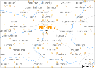 map of Rocʼhfily