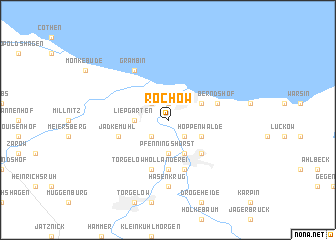 map of Rochow