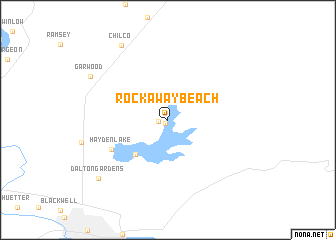 map of Rockaway Beach