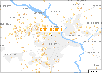 map of Rockbrook