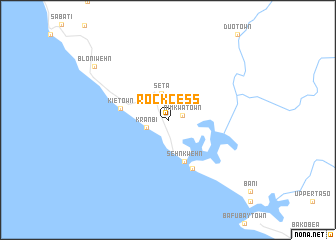 map of Rock Cess