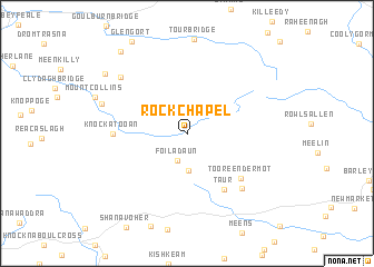 map of Rockchapel