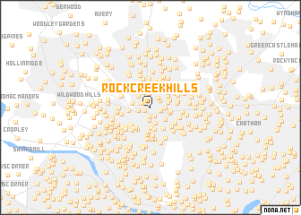 map of Rock Creek Hills