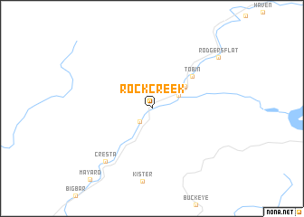 map of Rock Creek