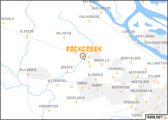 map of Rockcreek