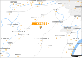 map of Rock Creek