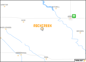 map of Rock Creek