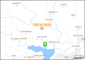 map of Rock Creek