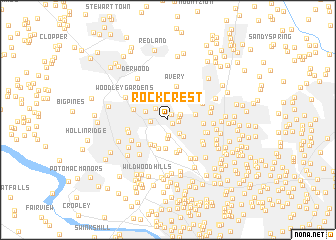 map of Rockcrest